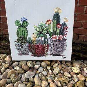 Cactus and Succulent Canvas Art